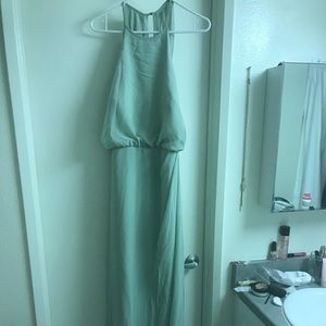 Azazie Portia Dusty Sage Bridesmaid Dress